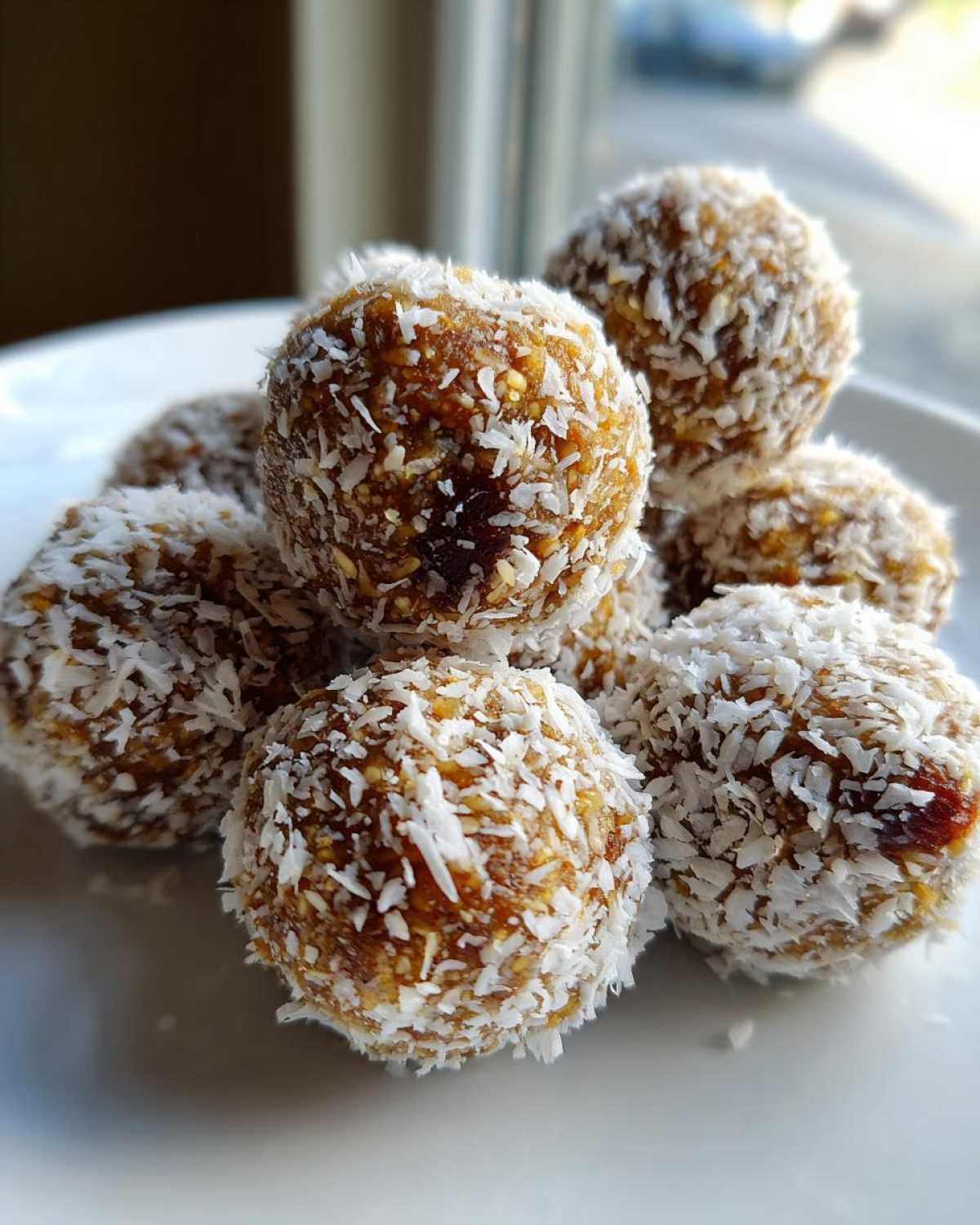 Coconut Almond Date Balls - detail 2