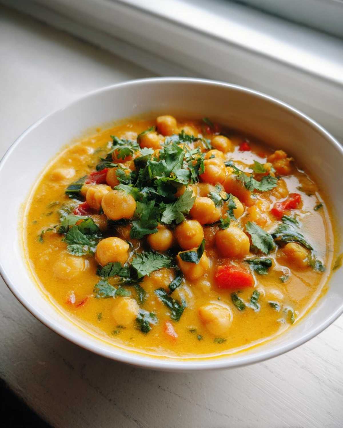Coconut Curry Chickpea Stew - detail 1
