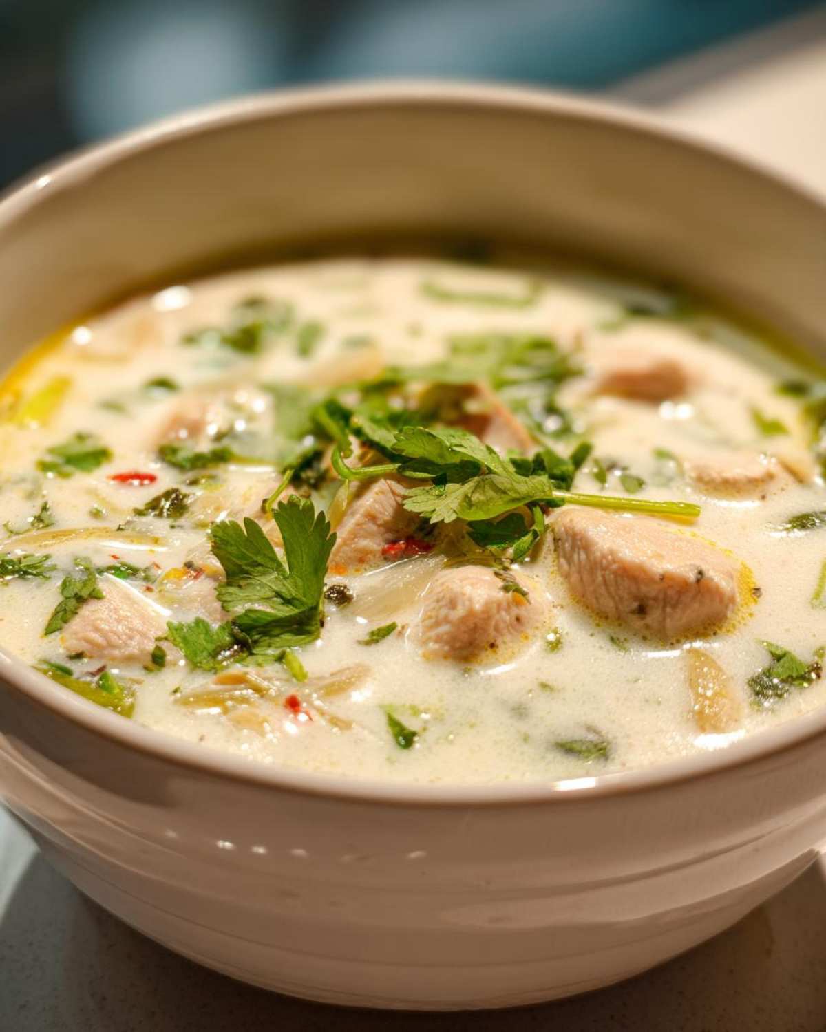 Coconut Lemongrass Chicken Soup - detail 1