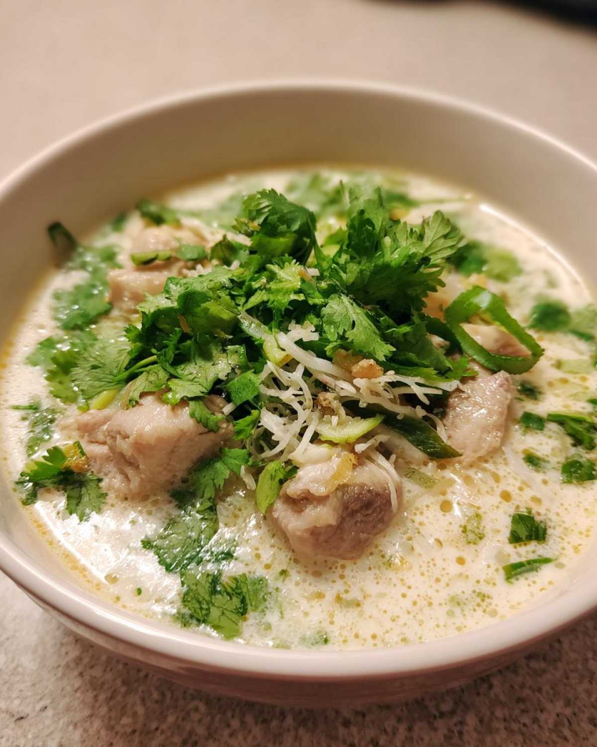 Coconut Lemongrass Chicken Soup - detail 4