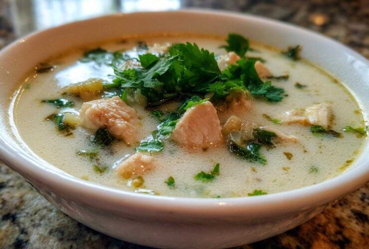 Coconut Lemongrass Chicken Soup