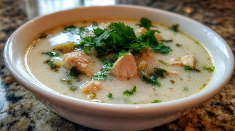 Coconut Lemongrass Chicken Soup
