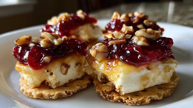 Cranberry Brie Bites