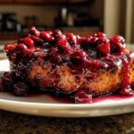 Cranberry Dijon Glazed Pork Chops