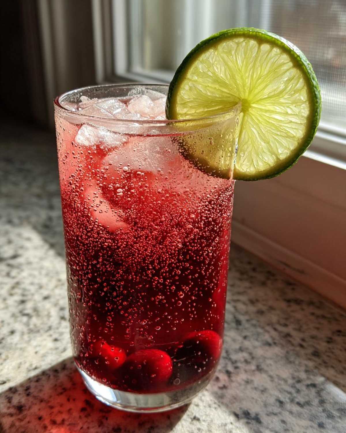 Cranberry Ginger Mocktail - detail 1