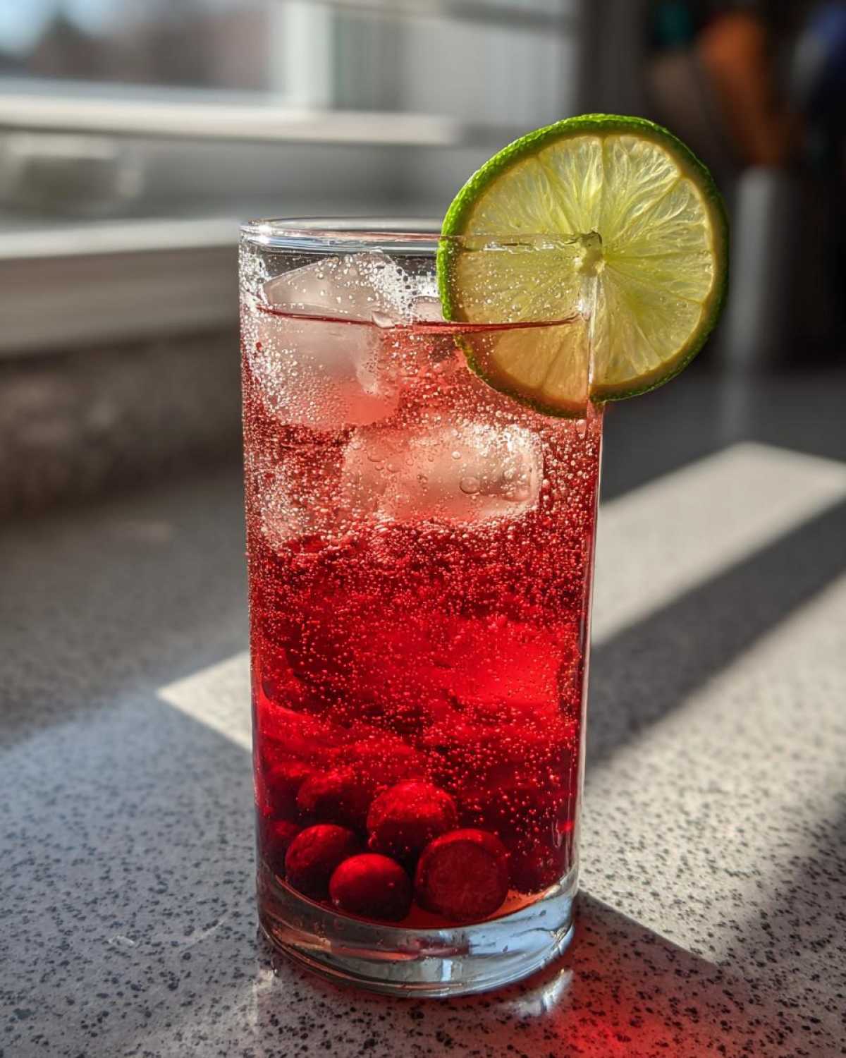 Cranberry Ginger Mocktail - detail 2