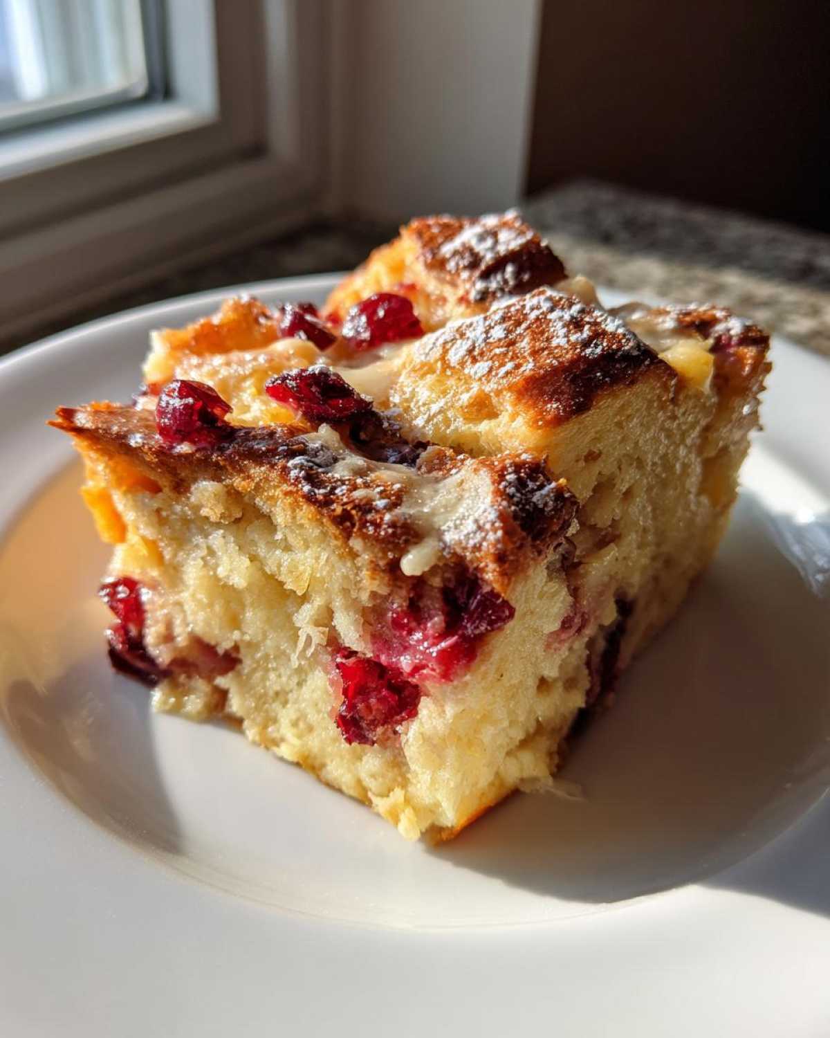 Cranberry Orange Bread Pudding - detail 1