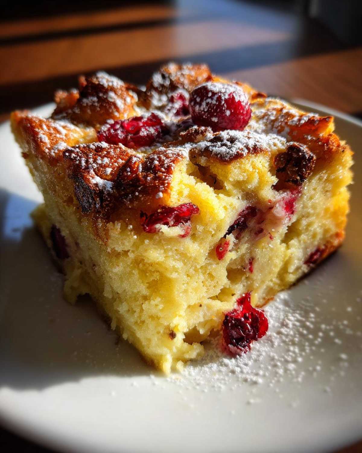 Cranberry Orange Bread Pudding - detail 2