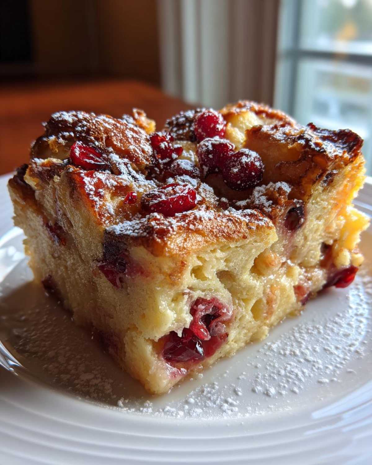 Cranberry Orange Bread Pudding - detail 3
