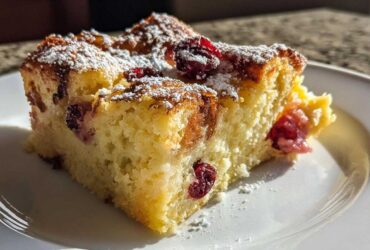 Cranberry Orange Bread Pudding