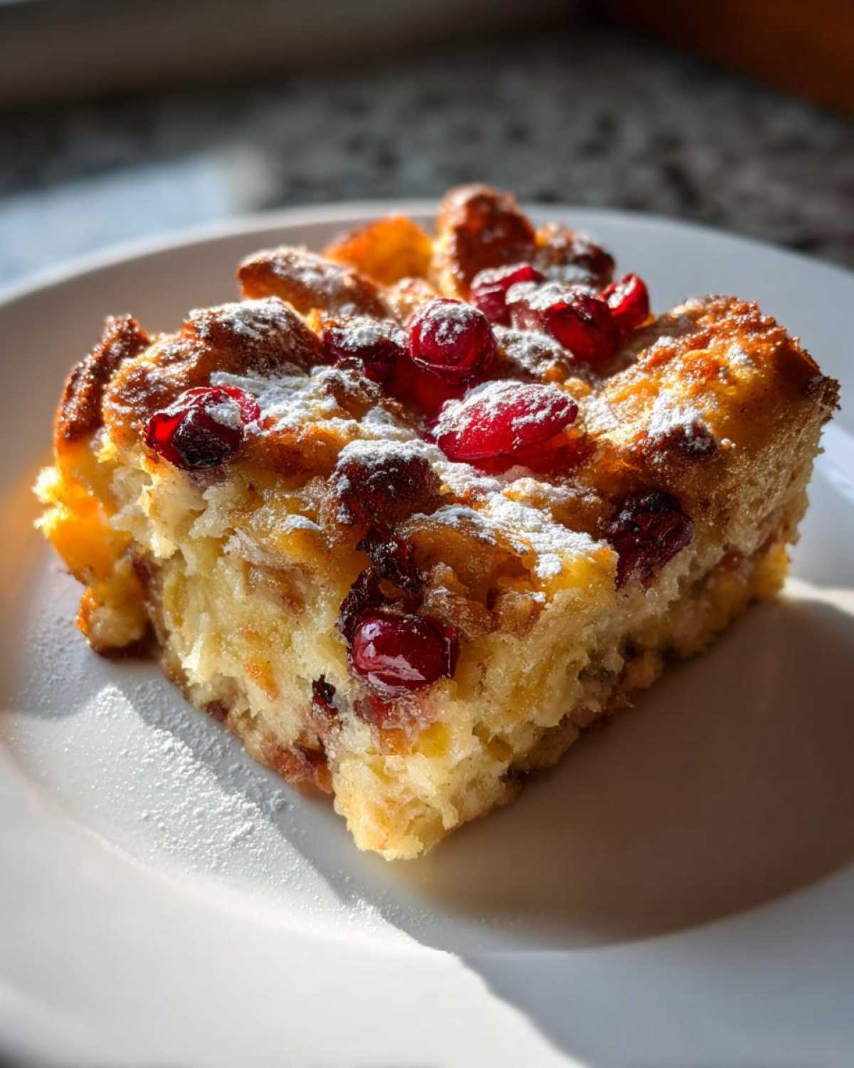 Cranberry Orange Bread Pudding - detail 4