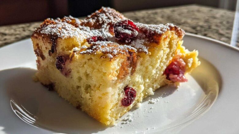 Cranberry Orange Bread Pudding