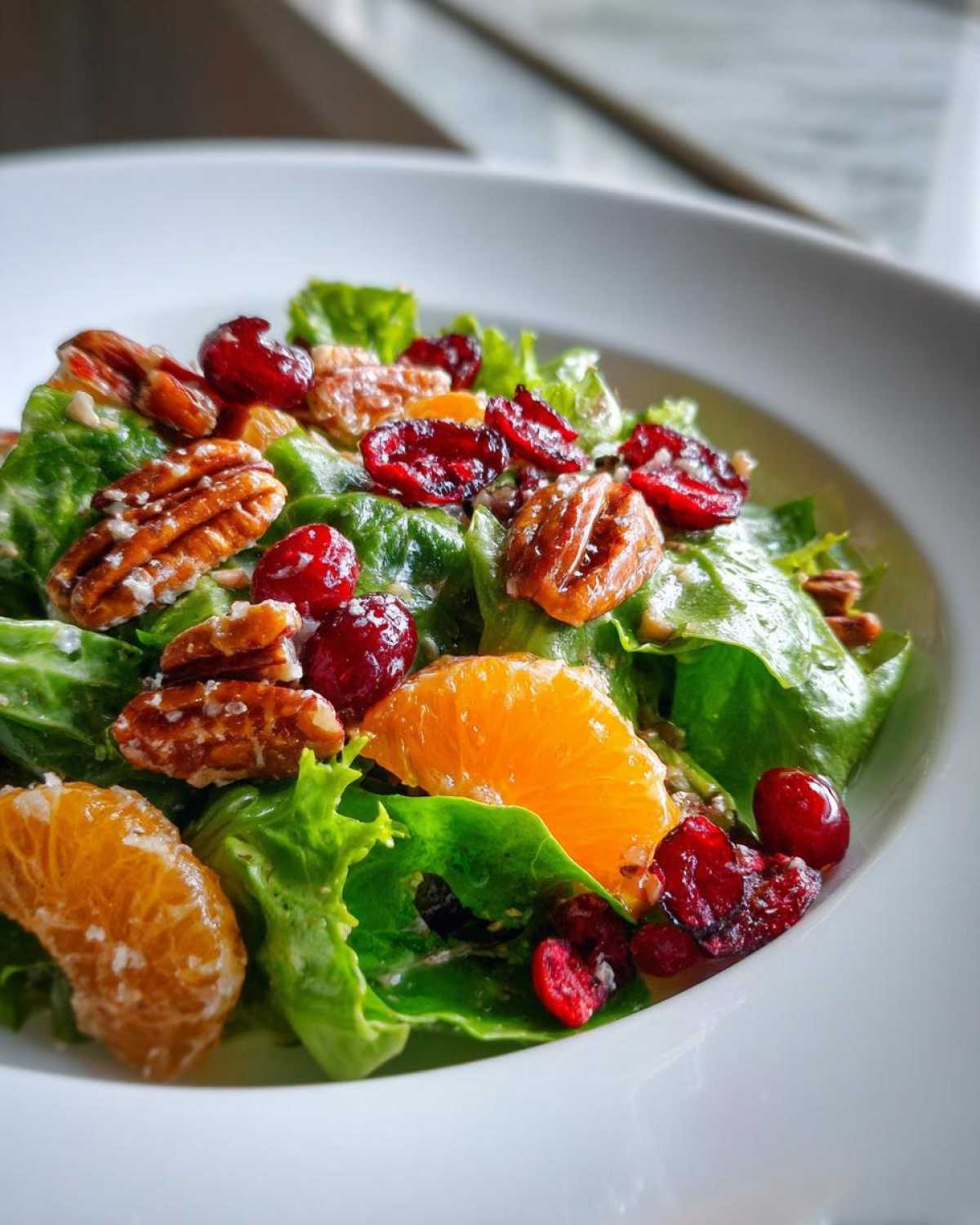 Cranberry Orange Pecan Salad - detail 1