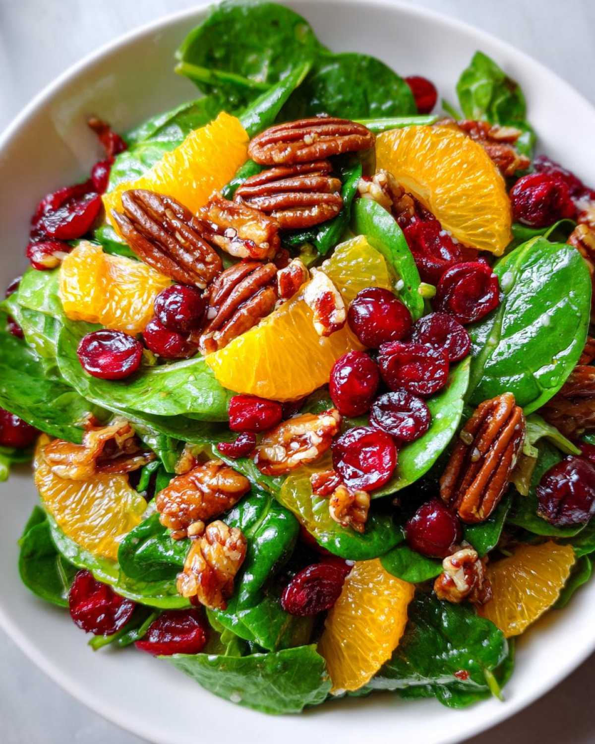 Cranberry Orange Pecan Salad - detail 3