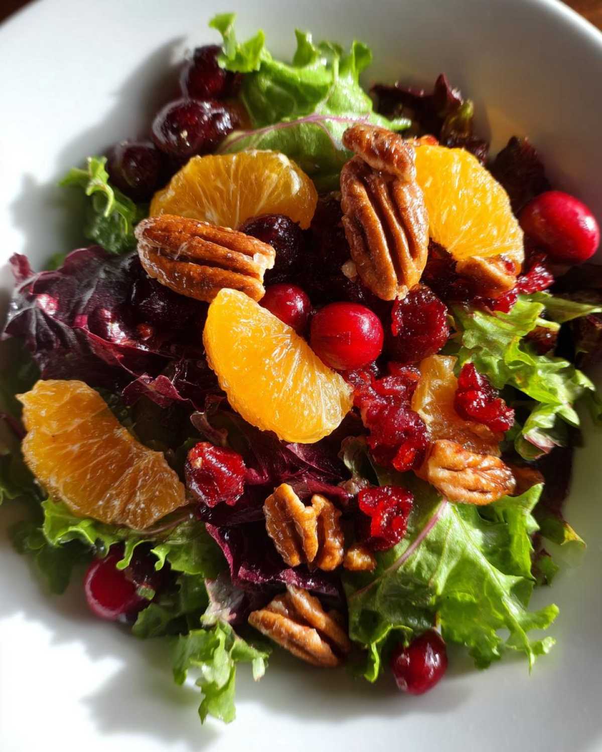 Cranberry Orange Pecan Salad - detail 4