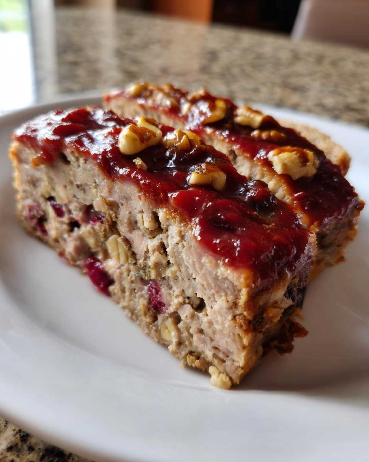 Cranberry Walnut Turkey Meatloaf - detail 2