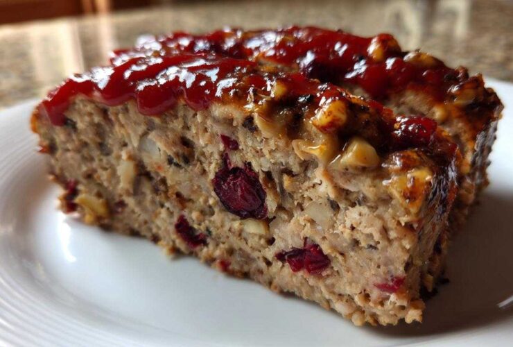 Cranberry Walnut Turkey Meatloaf