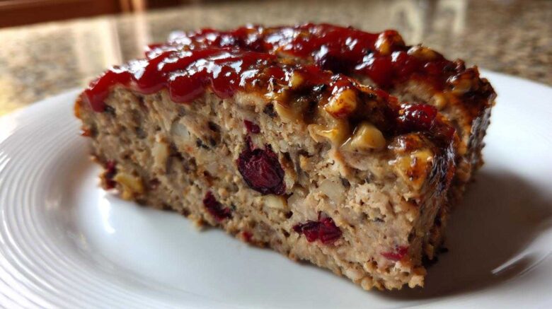 Cranberry Walnut Turkey Meatloaf