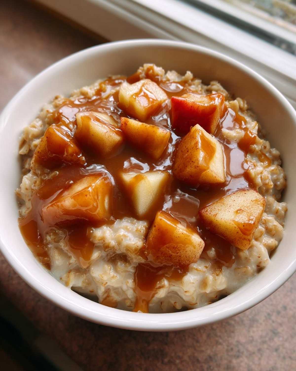 Creamy Caramel Apple Oatmeal - detail 1
