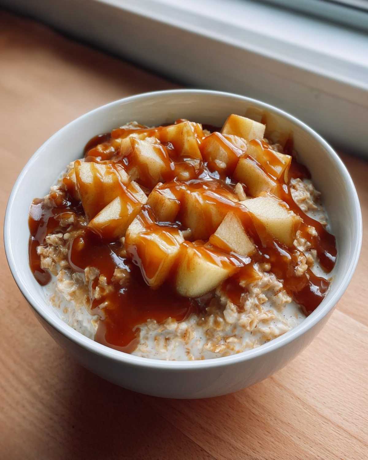 Creamy Caramel Apple Oatmeal - detail 3