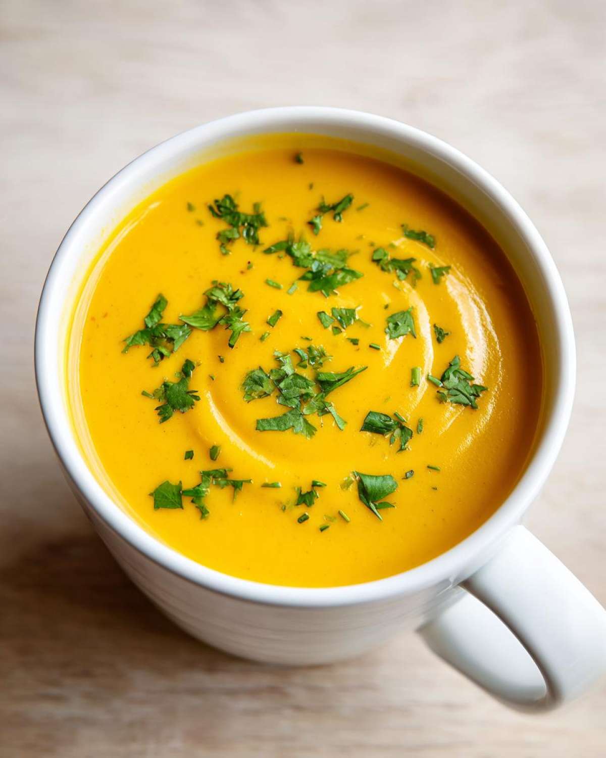 Creamy Cauliflower Curry Soup - detail 2