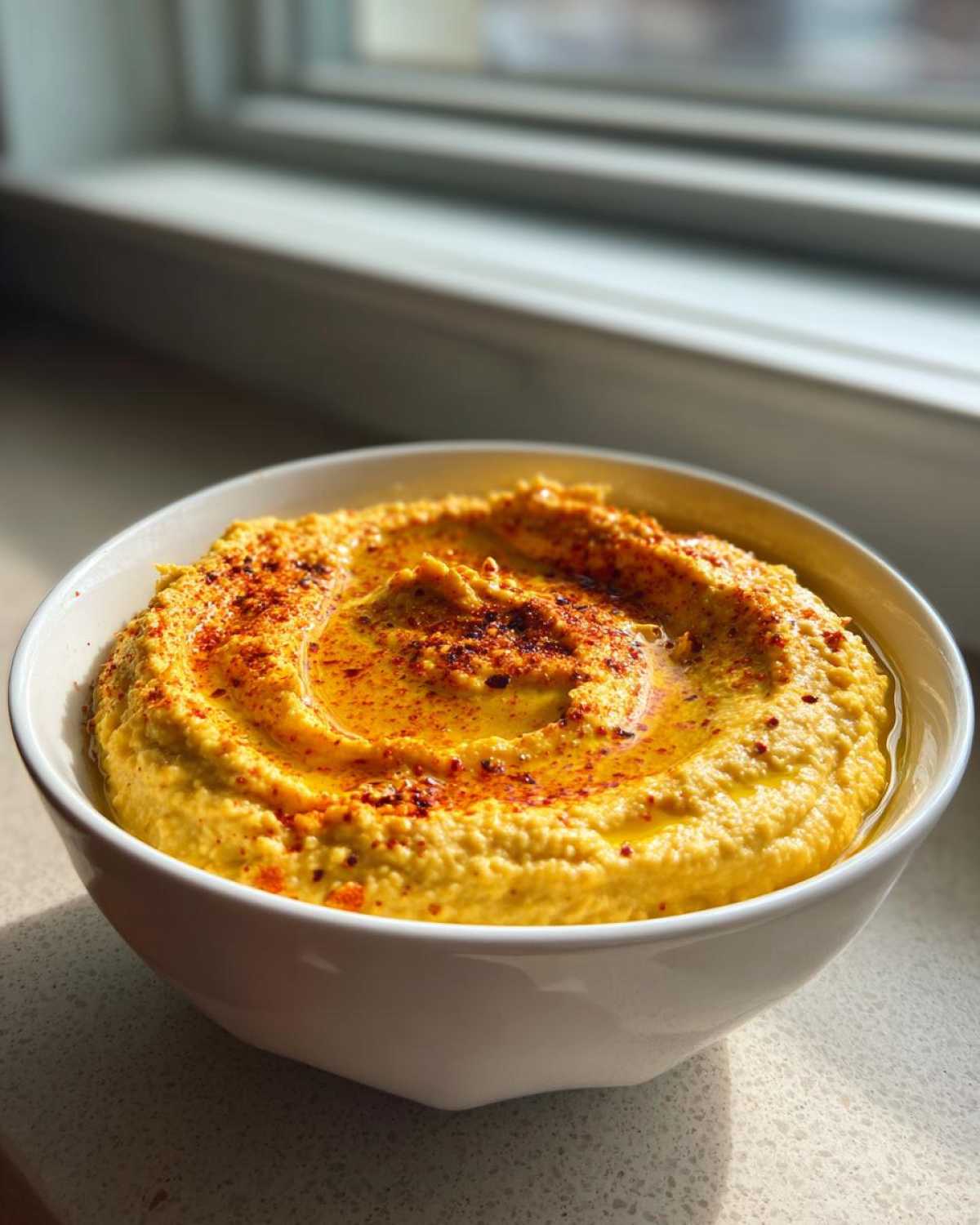Creamy Coconut Curry Hummus - detail 1