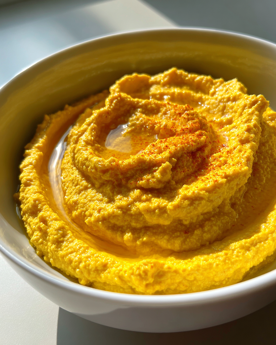 Creamy Coconut Curry Hummus - detail 2
