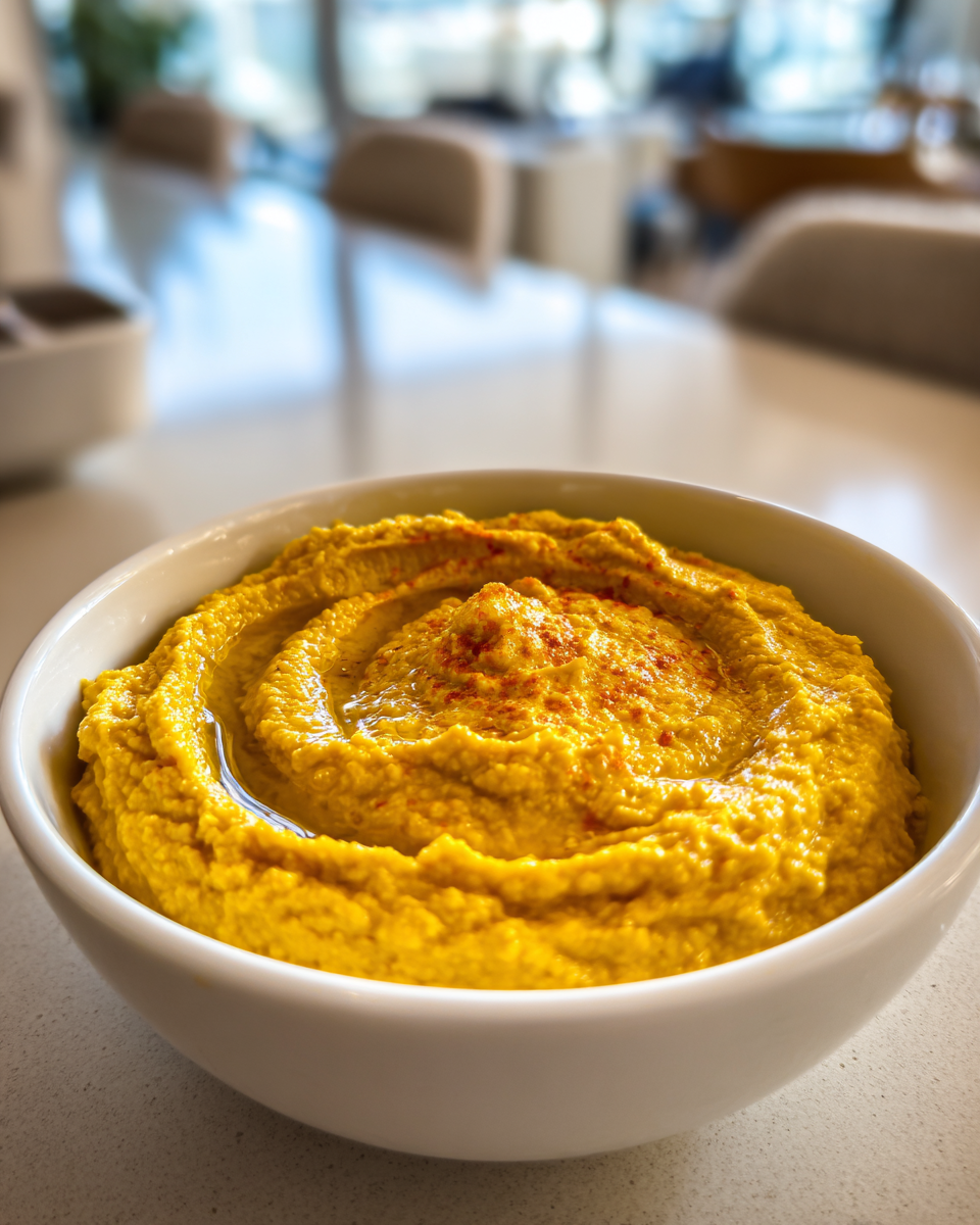 Creamy Coconut Curry Hummus - detail 3