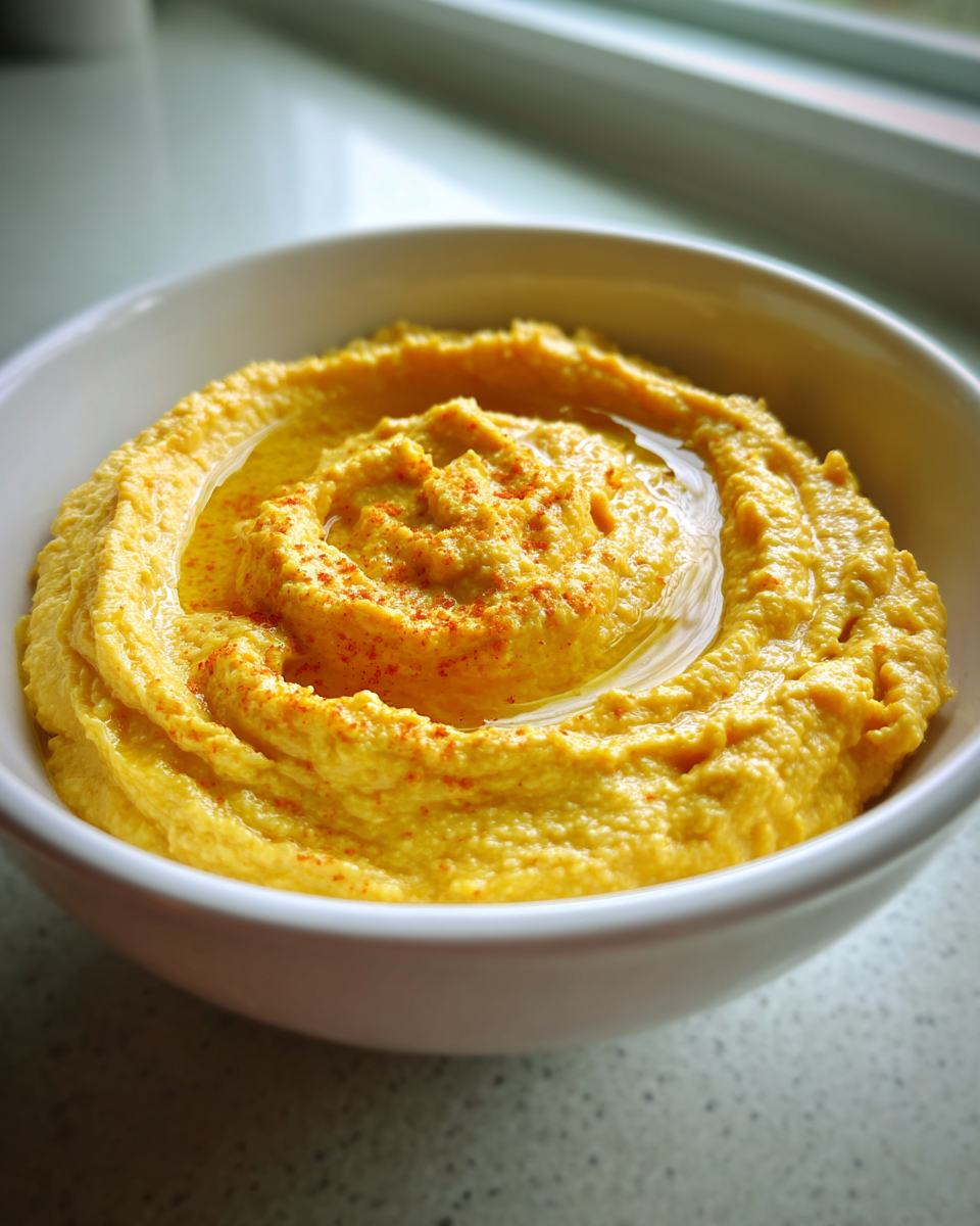 Creamy Coconut Curry Hummus - detail 4