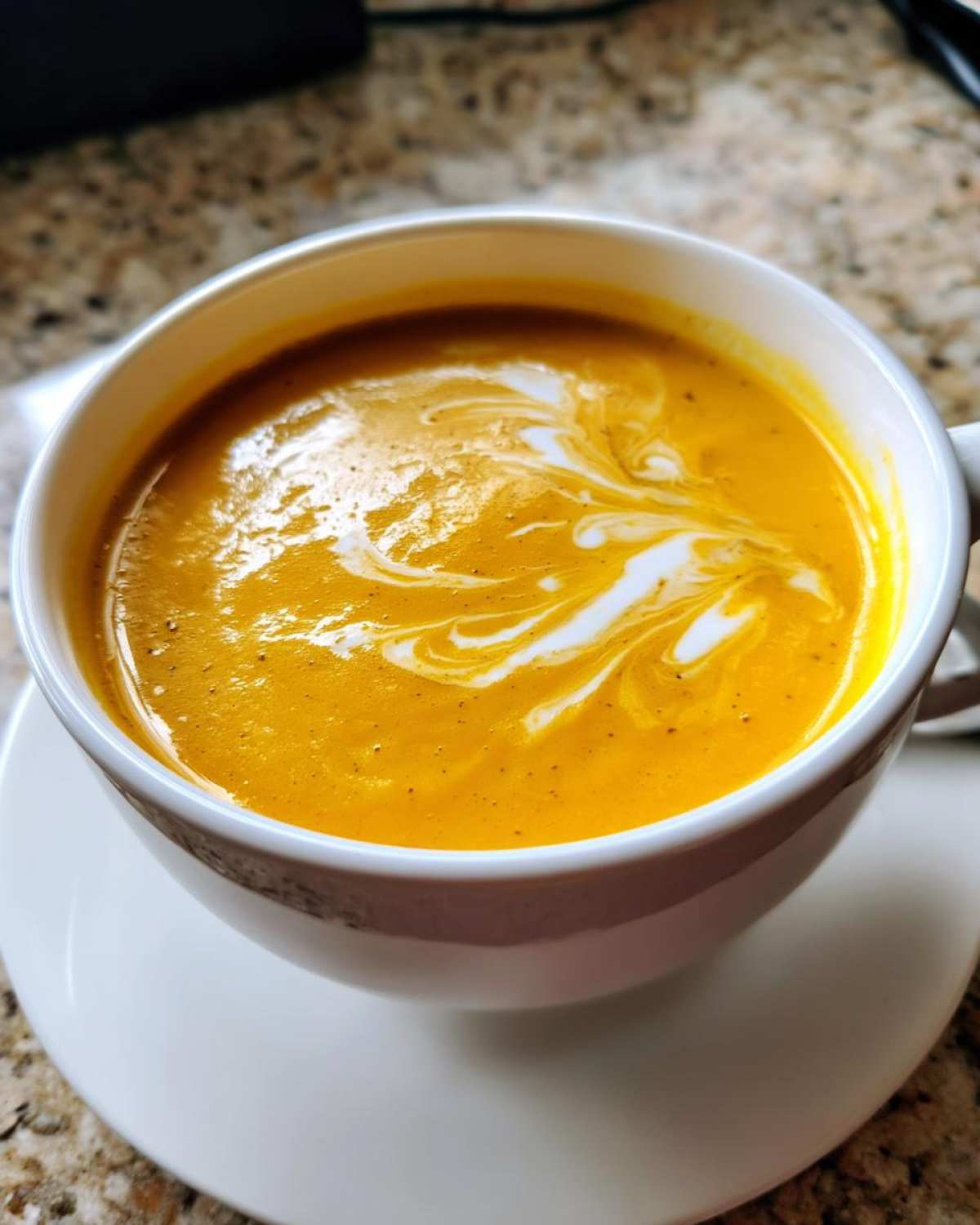 Creamy Curried Butternut Squash Soup - detail 2