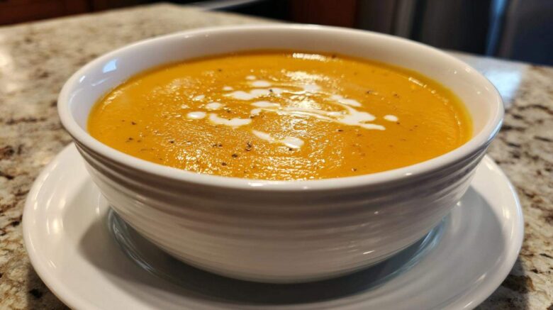 Creamy Curried Butternut Squash Soup