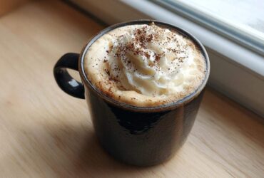 Creamy Eggnog Latte