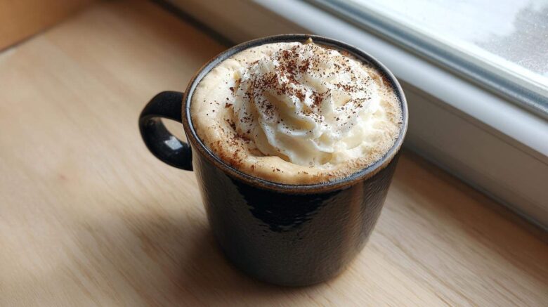 Creamy Eggnog Latte