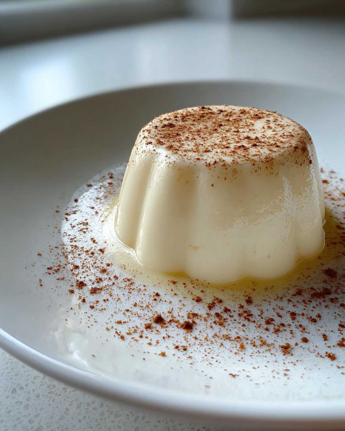 Creamy Eggnog Panna Cotta - detail 1