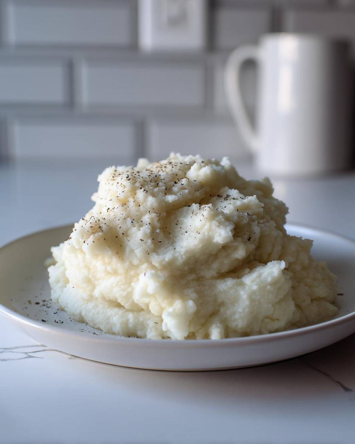 Creamy Garlic Mashed Cauliflower - detail 1