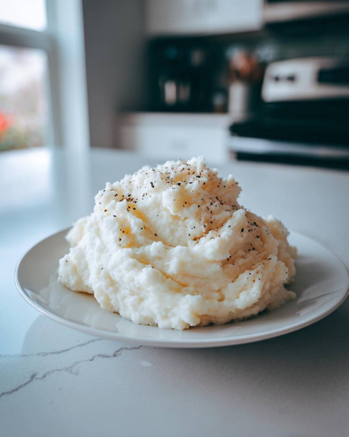 Creamy Garlic Mashed Cauliflower - detail 2