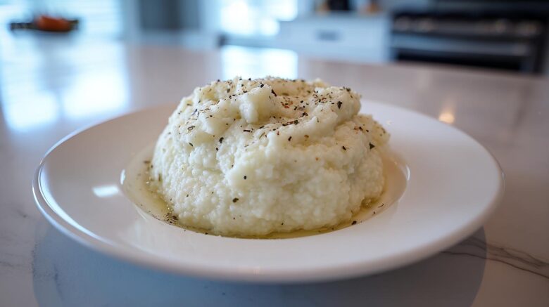 Creamy Garlic Mashed Cauliflower