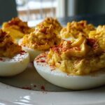 Creamy Honey Mustard Deviled Eggs