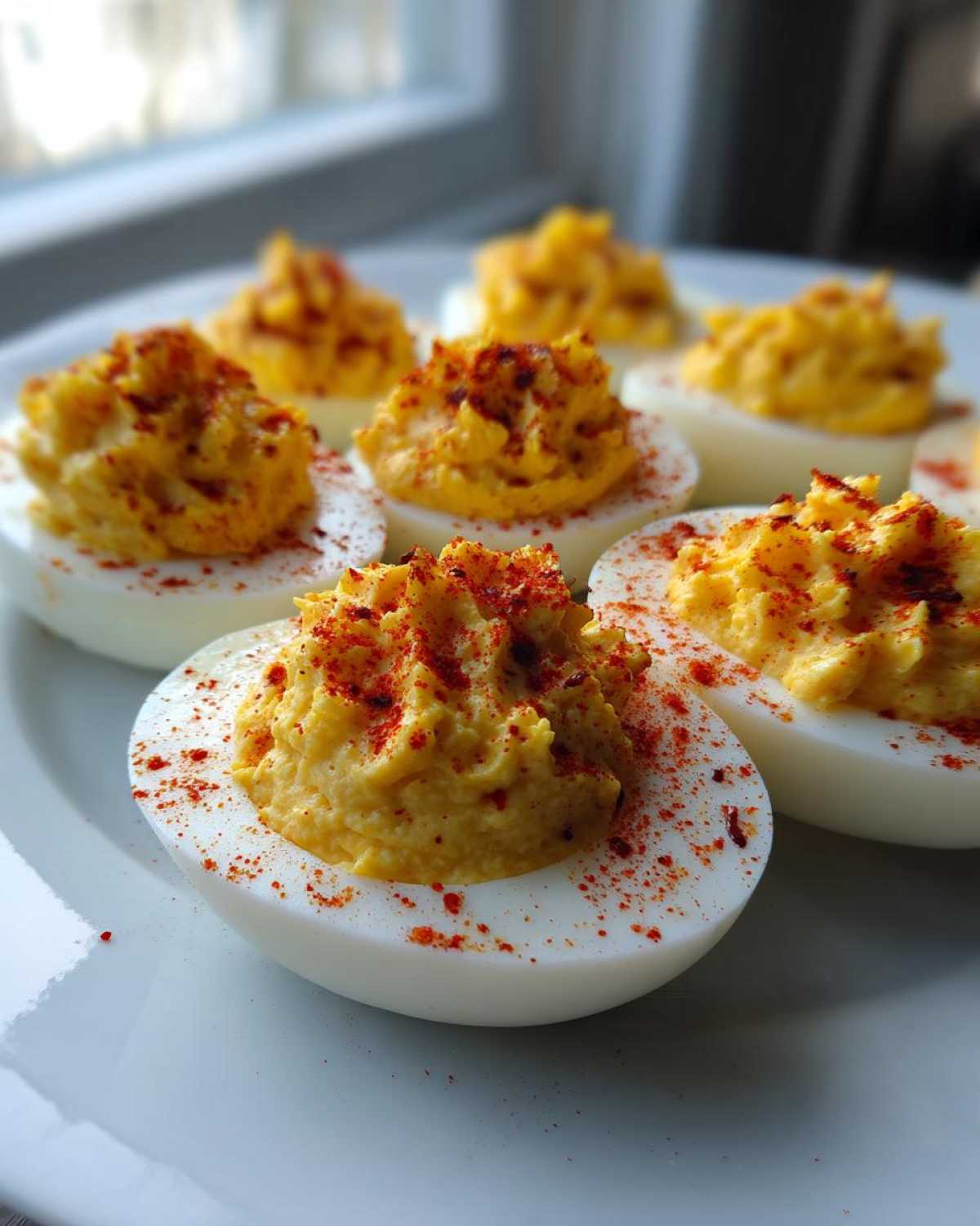 Creamy Honey Mustard Deviled Eggs - detail 2