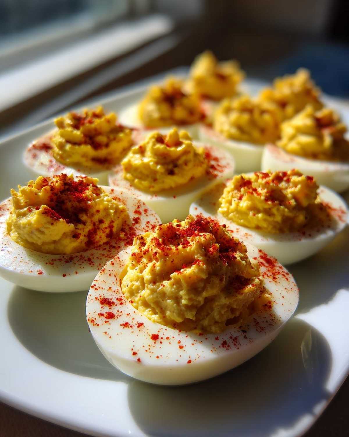 Creamy Honey Mustard Deviled Eggs - detail 3