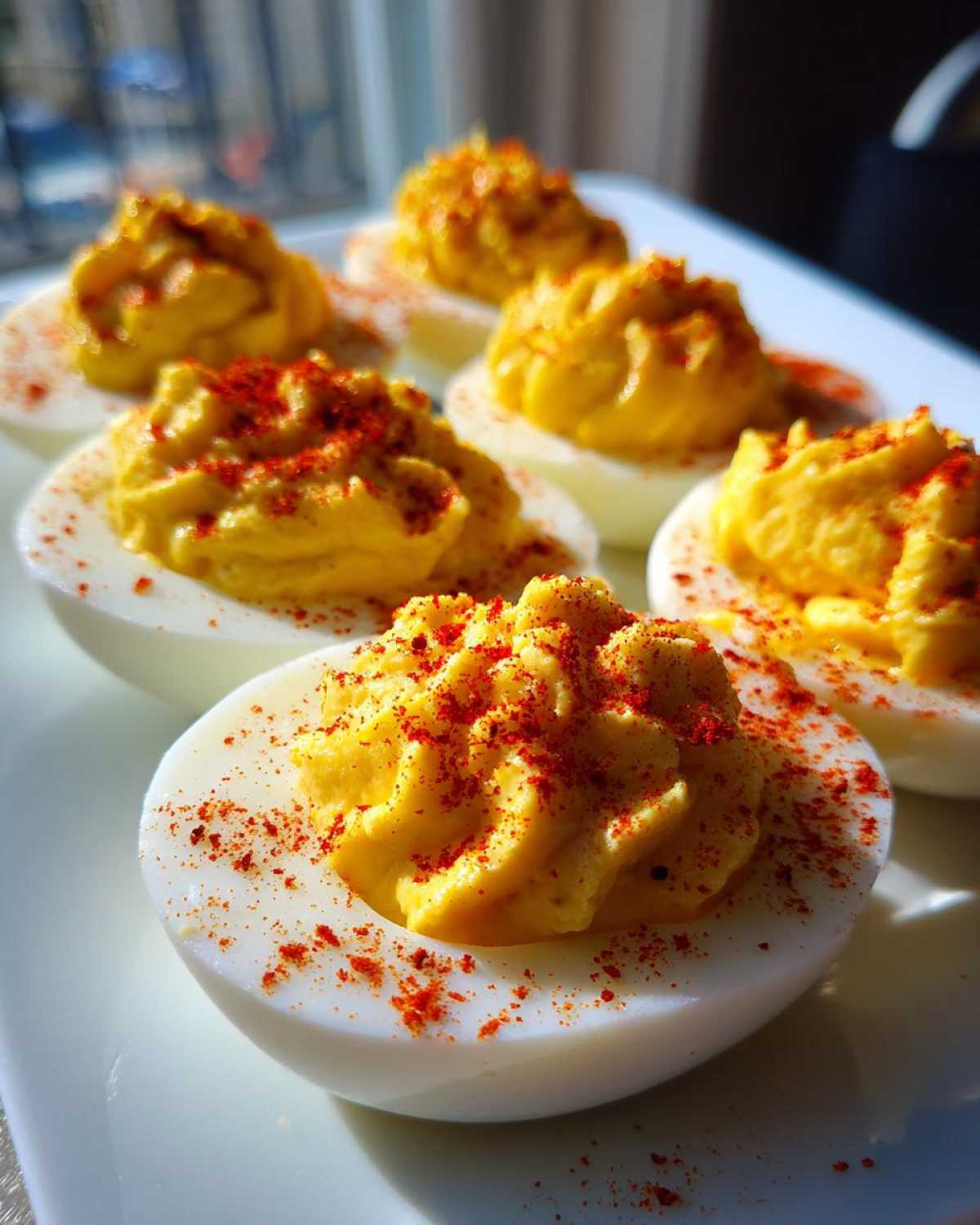 Creamy Honey Mustard Deviled Eggs - detail 4