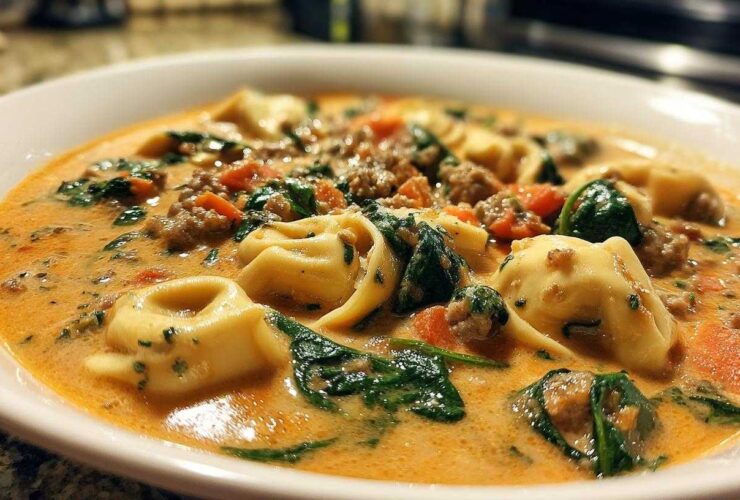 Creamy Italian Tortellini Soup