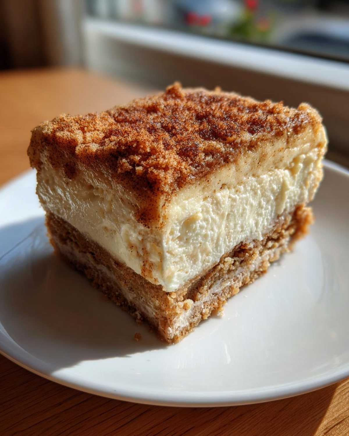 Creamy Snickerdoodle Cheesecake Bars - detail 2
