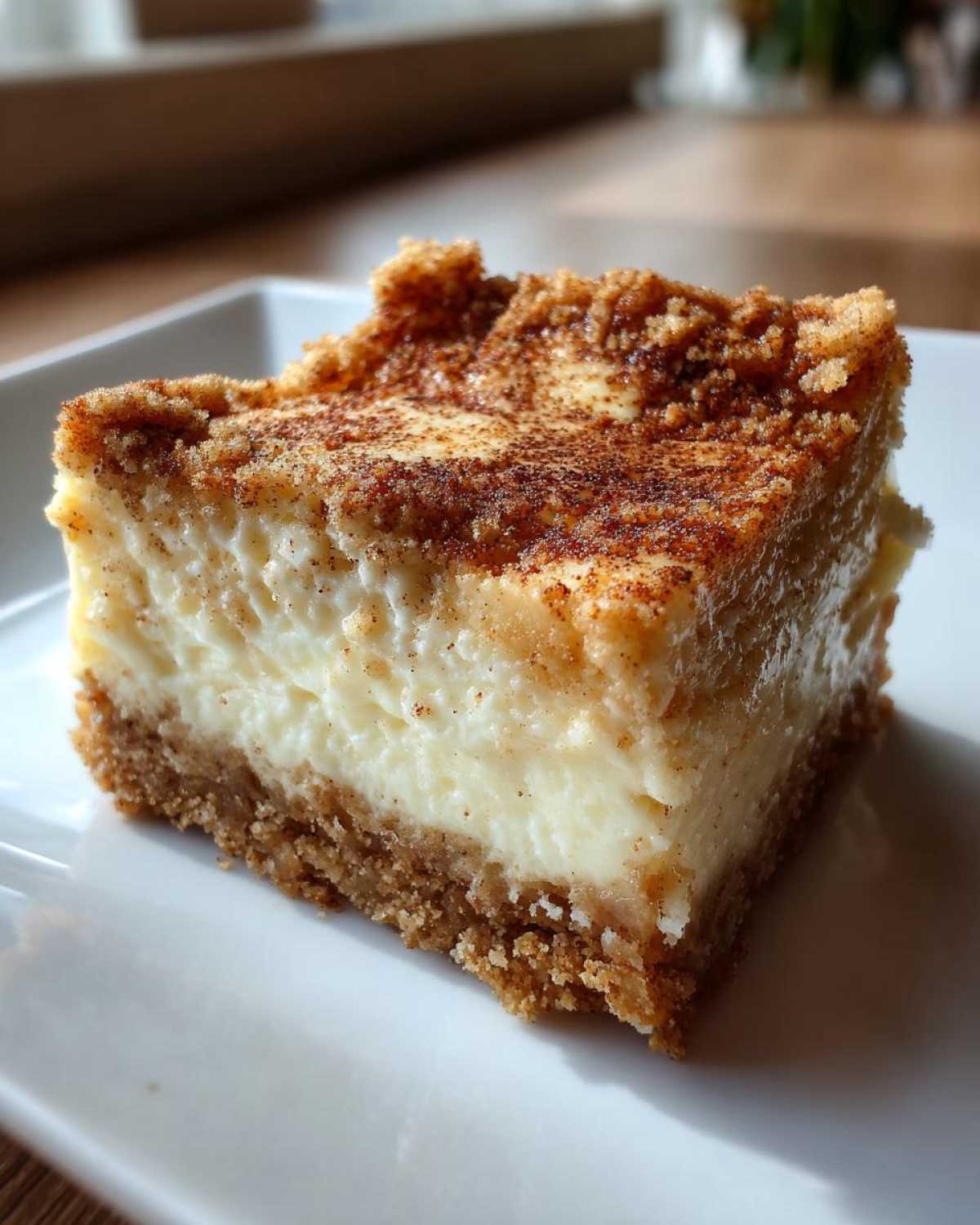 Creamy Snickerdoodle Cheesecake Bars - detail 3