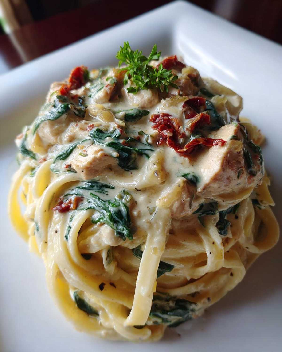 Creamy Tuscan Chicken Pasta - detail 1