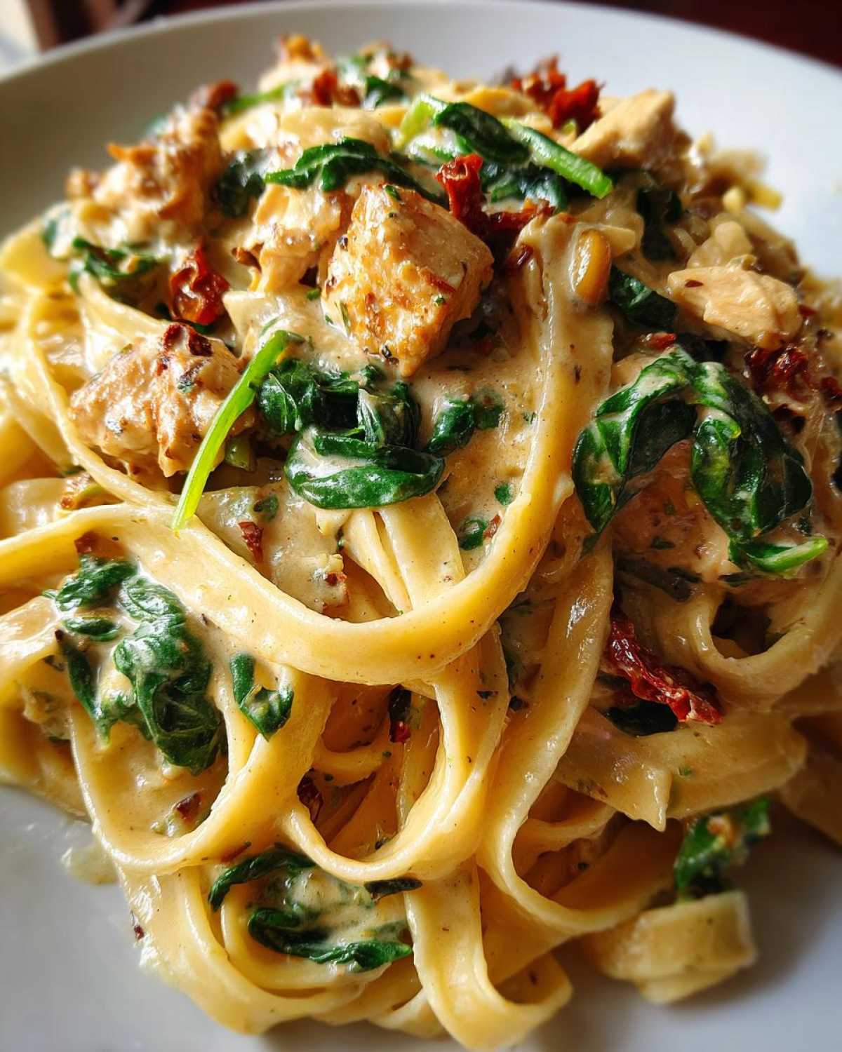 Creamy Tuscan Chicken Pasta - detail 4