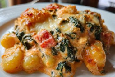 Creamy Tuscan Gnocchi Bake