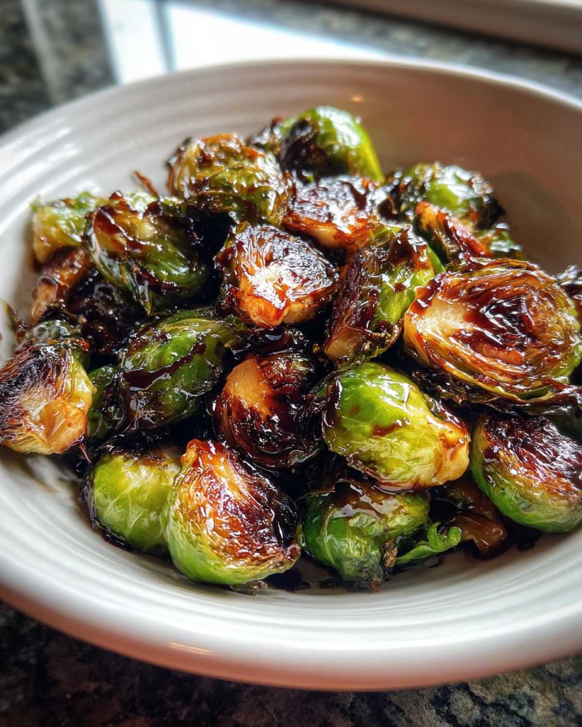 Crispy Balsamic Brussels Sprouts - detail 1