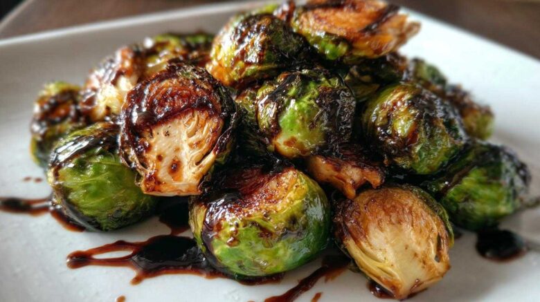 Crispy Balsamic Brussels Sprouts