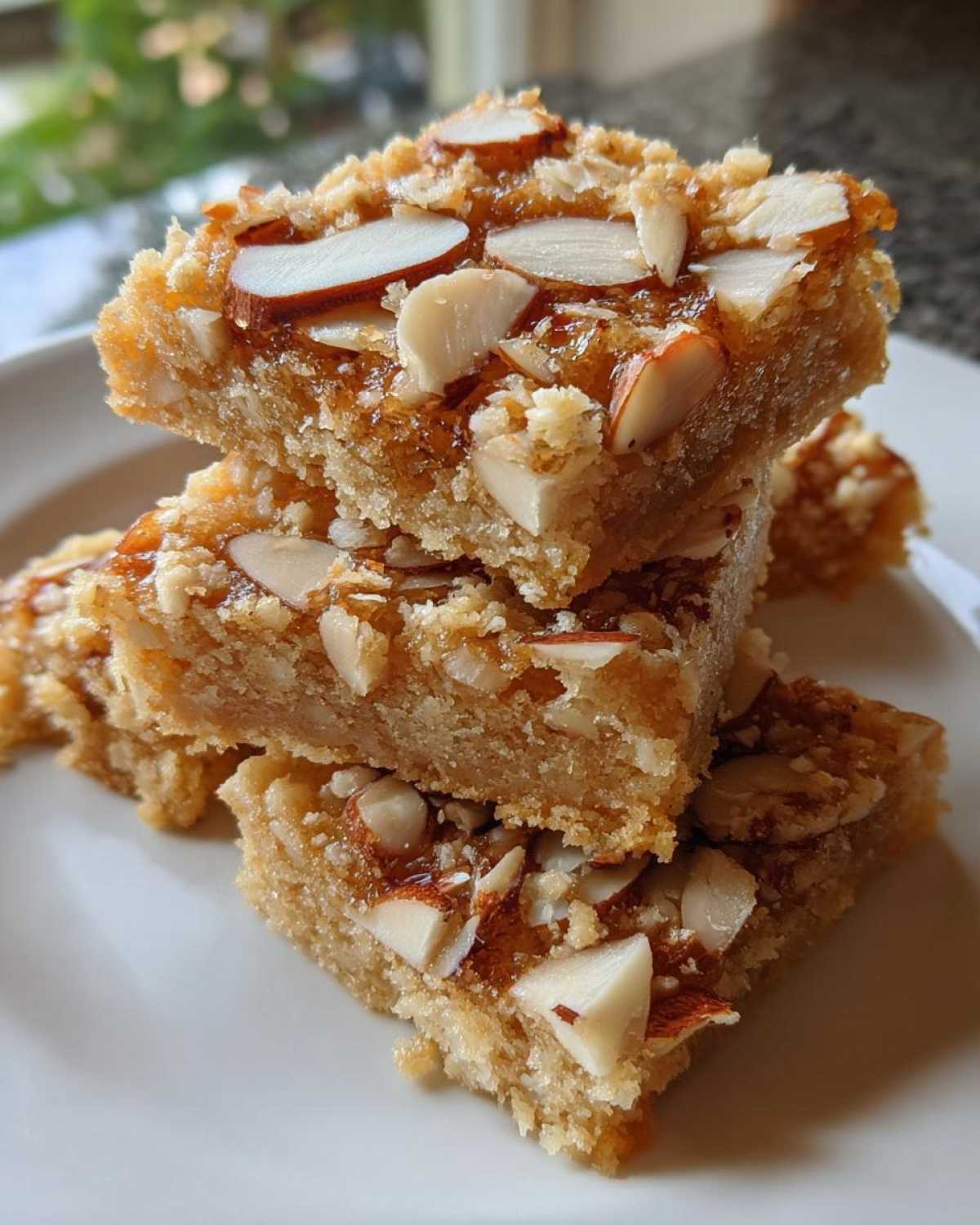 Crunchy Honey Almond Shortbread - detail 4